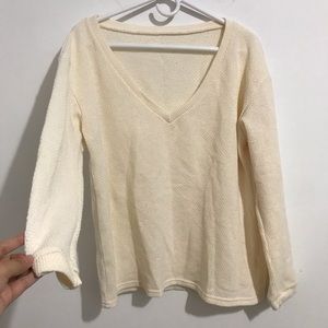 Free People Sweaters - knit cream sweater Free People Sweaters - knit cream sweater